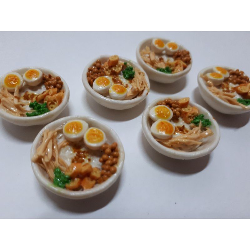 Magnet kulkas bubur ayam telor cakwe