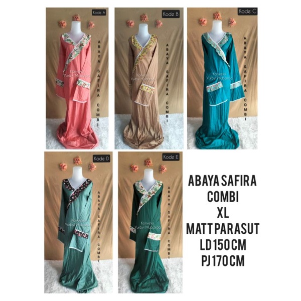 ABAYA SYAFIRA KOMBI KATUN/MUKENA/ABAYA SHOLAT TRAVELING ANAK,MUKENA SHOLAT ANAK,ABAYA REMPEL ANAK