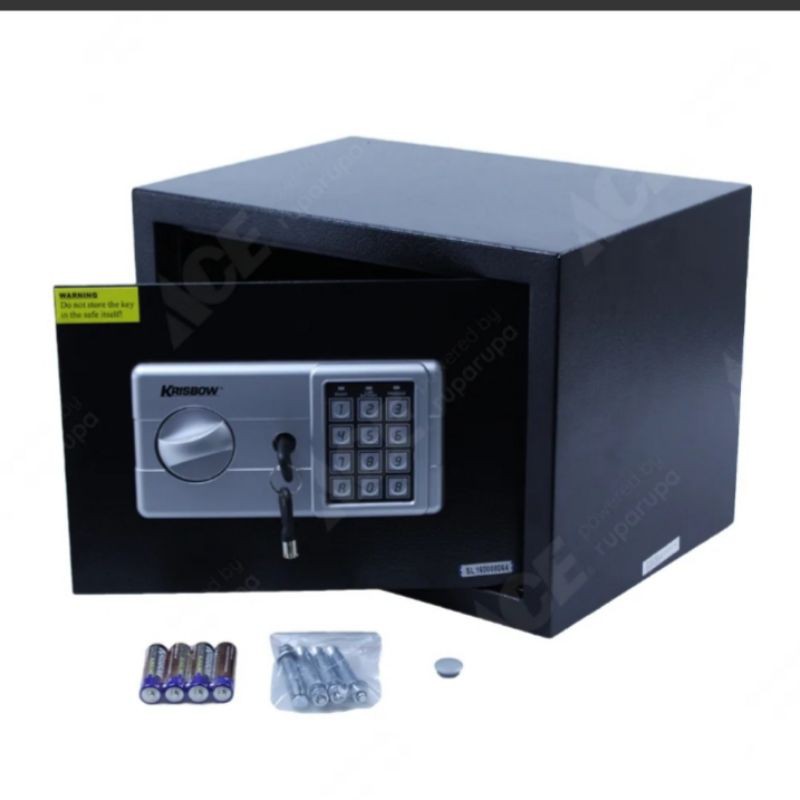 Brankas Krisbow Hitam 25EK/ Cashbox