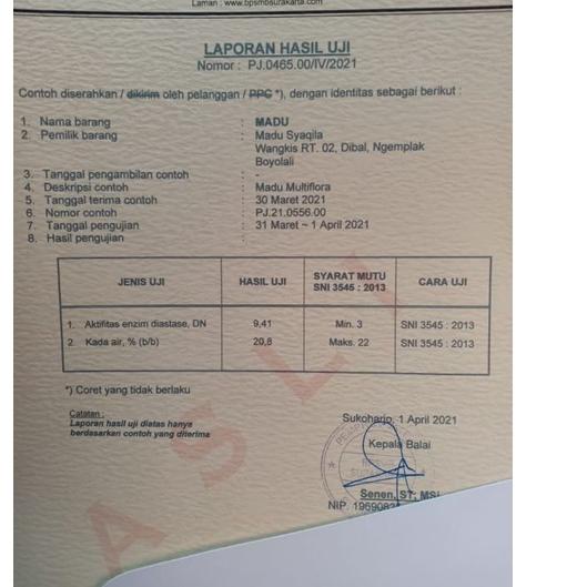 

ㄿ MADU MULIFLORA SUPER 1 KG SUDAH LOLOS UJI LAB | MADU MENTAH | RAW HONEY | MADU ASLI | MADU MURNI 100% | MADU SYAQILA の