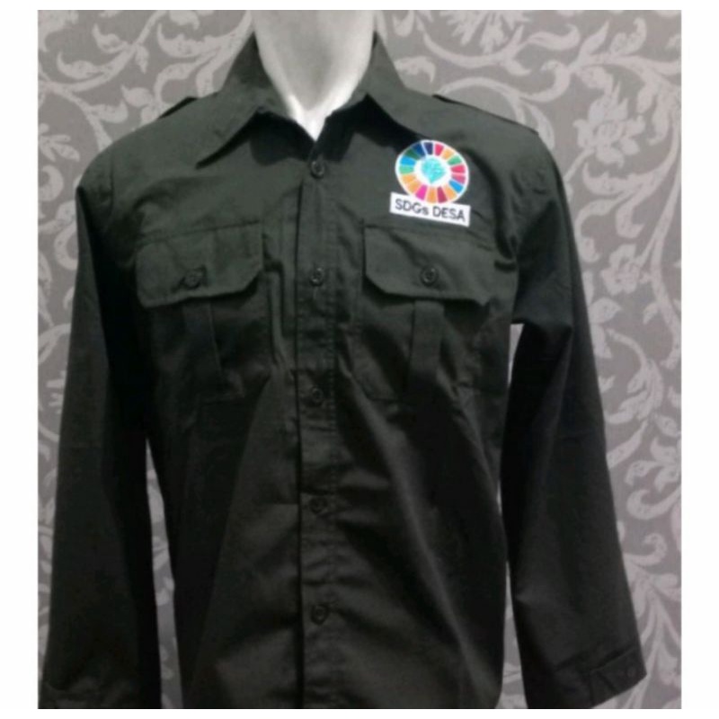 kemeja sdgs desa eksklusif lengan panjang Dan pendek