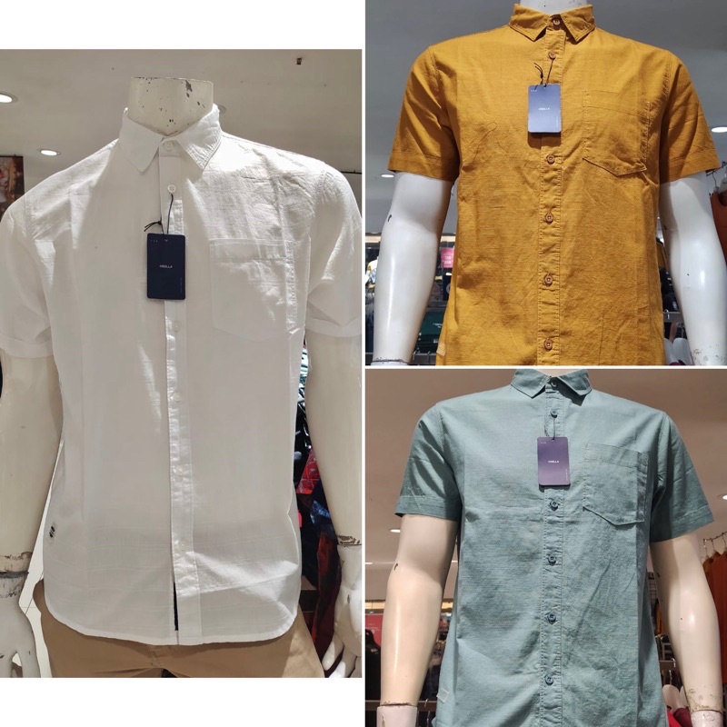 Kemeja lengan pendek Pria Brand osella (S-XL)