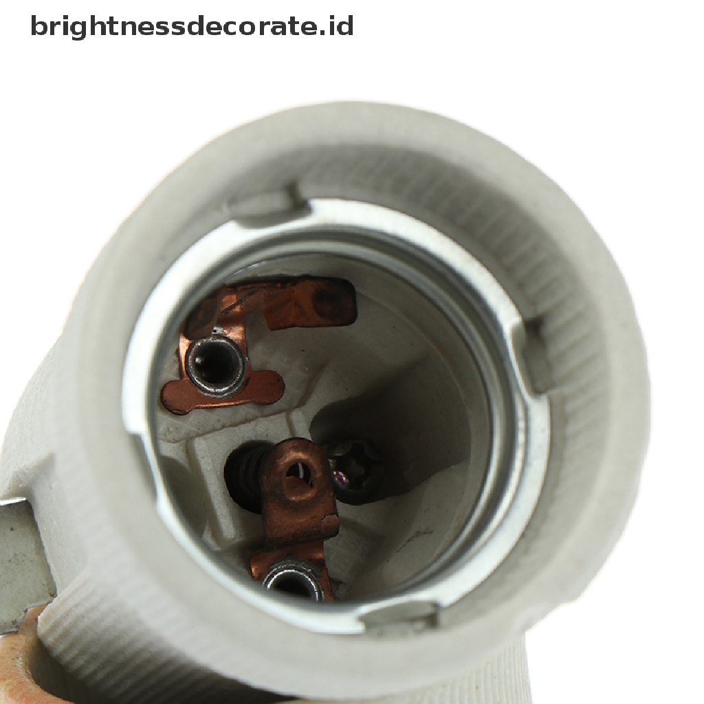 (Birth) Adaptor Fitting Bohlam Lampu E27 Bahan Keramik Tahan Panas