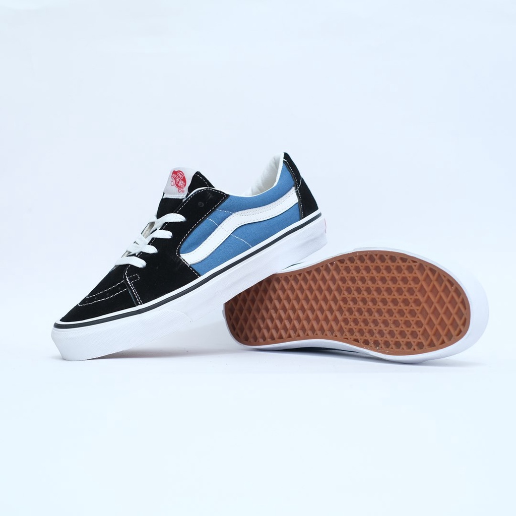 SALE DISKON! V4NS SK8-LOW NAVY/WHITE CLASSIC 100% ORIGINAL BNIB