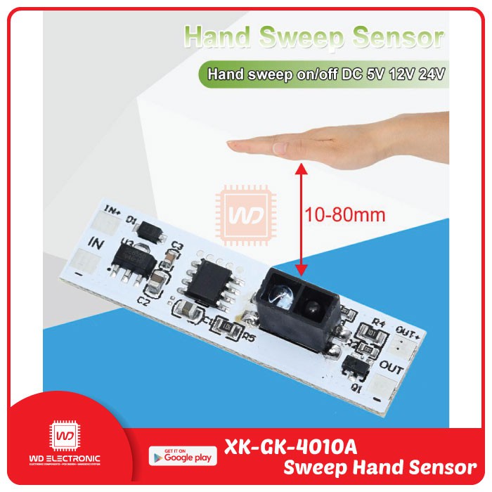 XK-GK-4010A Sweep Hand Sensor Switch Module 36W 3A