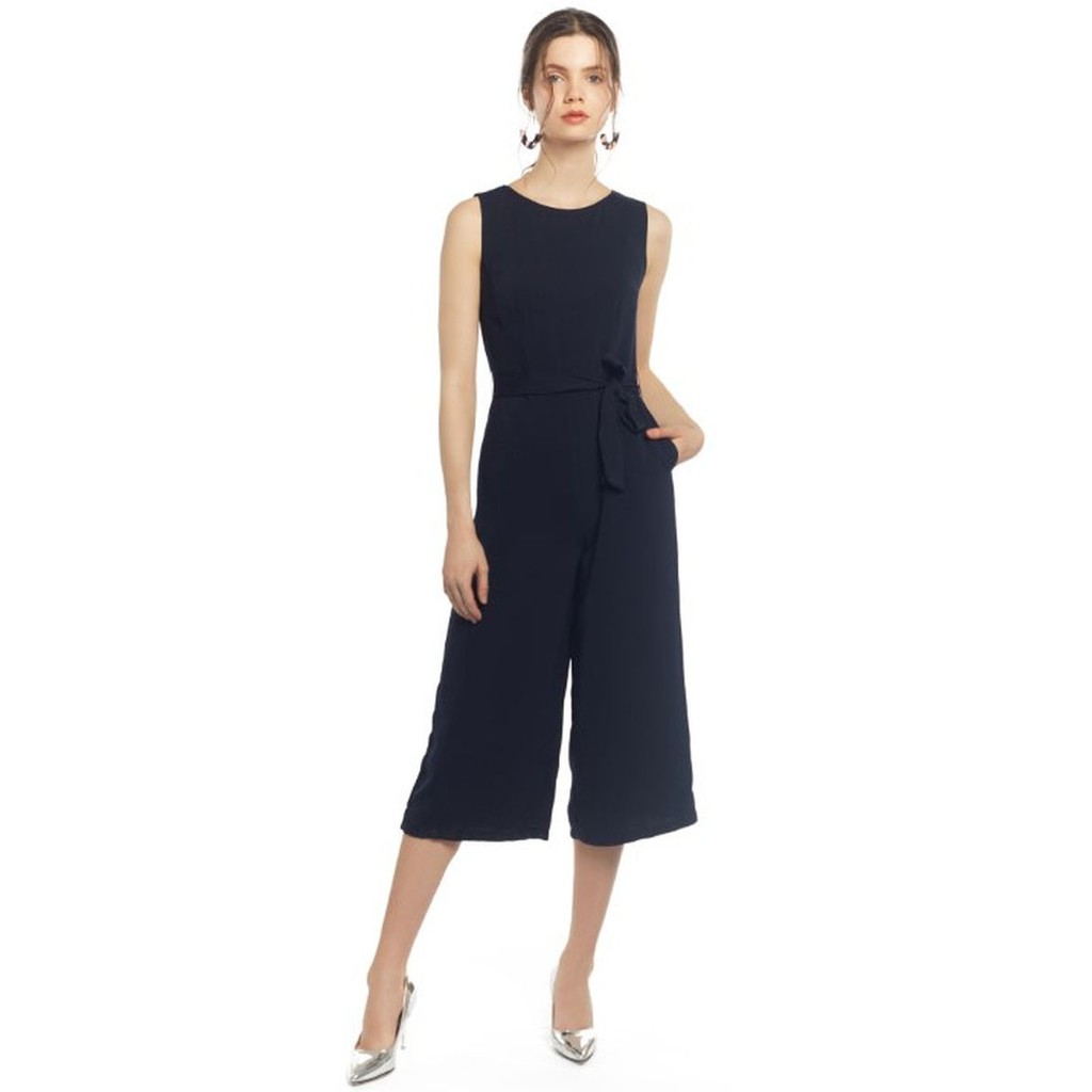 OVS Sleeveless Jumpsuit with Belt and Pockets - Pakaian Wanita - 468627 - Agogeo