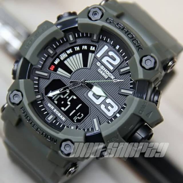 Jam Tangan Casio Fashion Pria Gshock 1802 Water Resist - Hijau