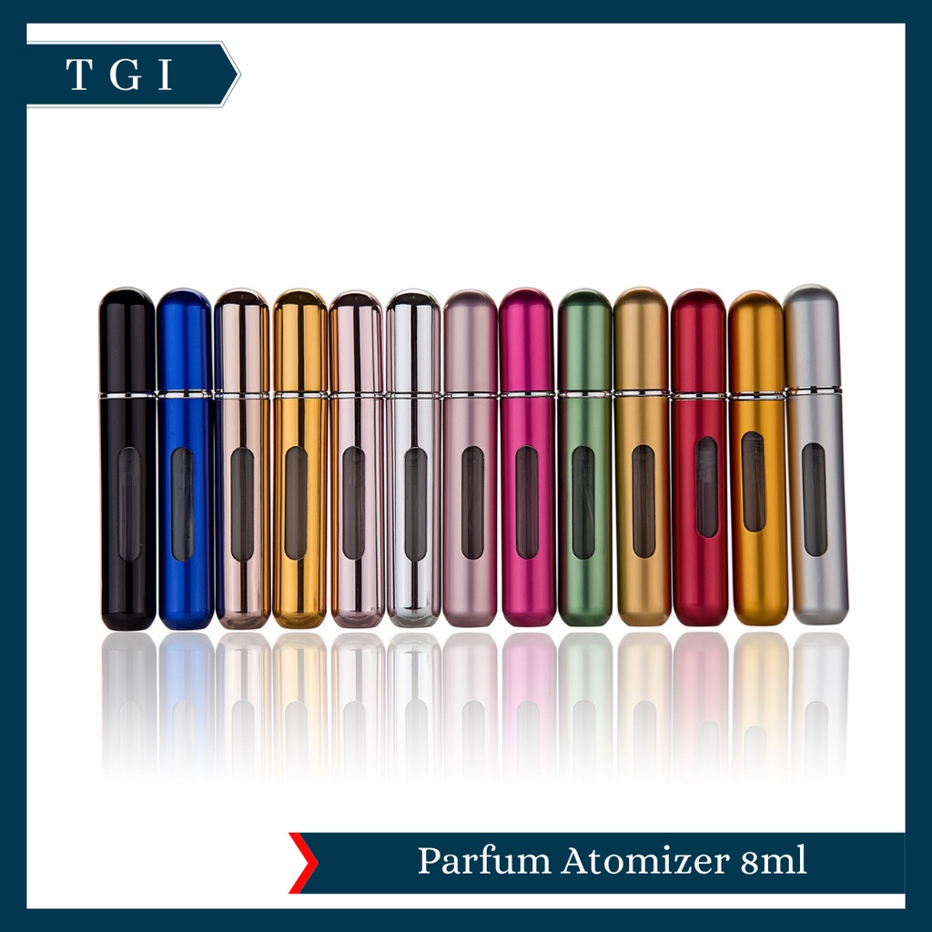 TGI - [8 ML] BOTOL PARFUM REFILL MINI TRAVELLING UKURAN 8 ML/ BOTOL PARFUM MINI TRAVEL/ PARFUM ATOMIZER