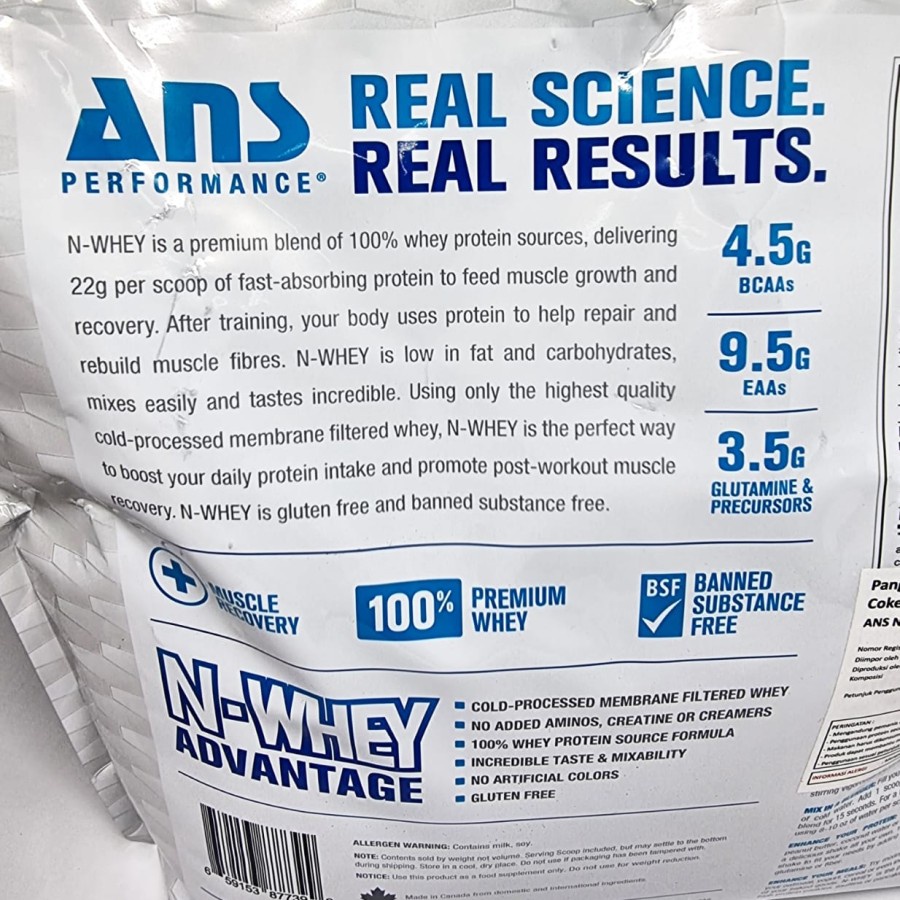ANS PERFORMANCE N whey Protein 1 lbs Eceran (450 gram)