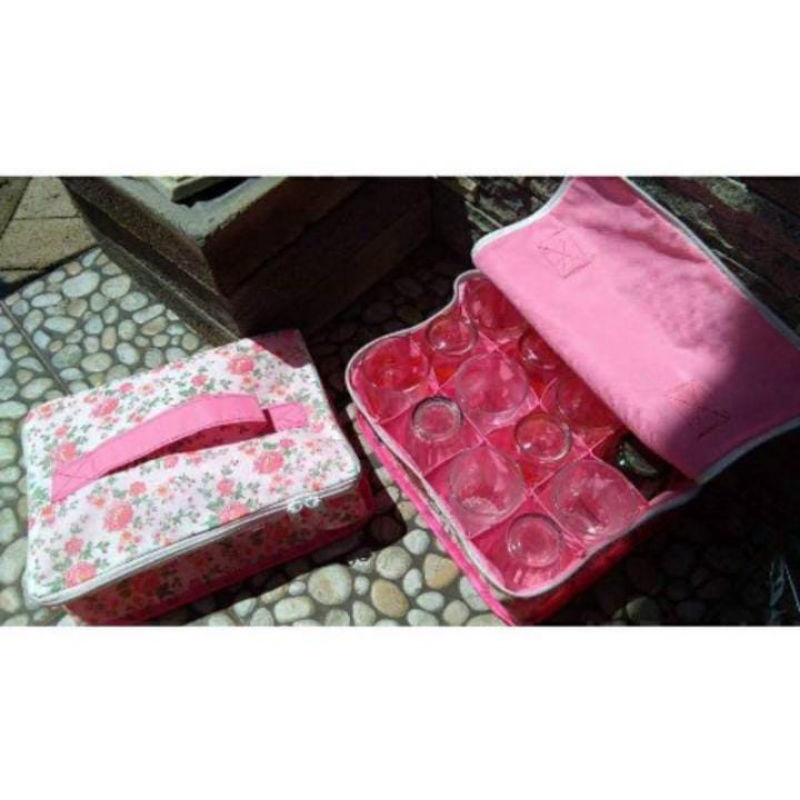 COVER GELAS/TAS GELAS / SARUNG GELAS / TEMPAT PENYIMPANAN GELAS,multiguna