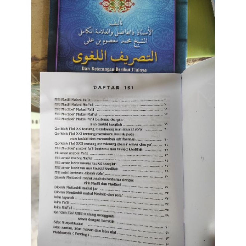 TERJEMAH AMTSILAH TASRIFIYAH - TERJEMAH TASRIF LUGHOWI