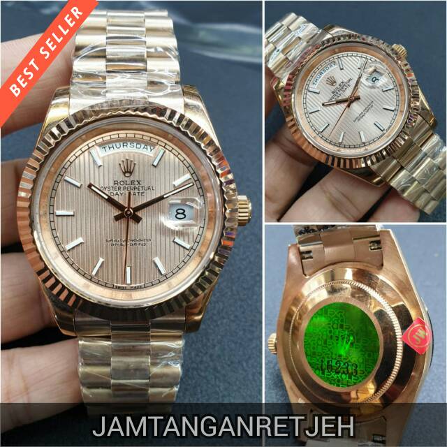 JAM TANGAN PRIA ROLEX DAY DATE AUTOMETIC