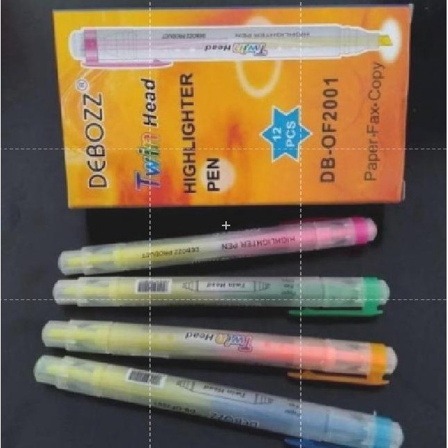 

Debozz Highlighter Pen / Stabilo Twin Head / Deboz Twin Head Highlight