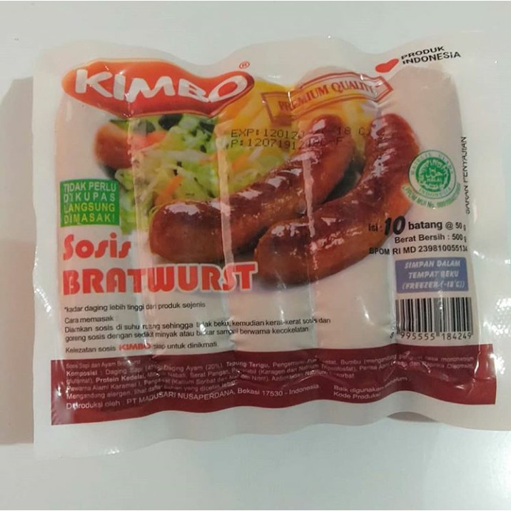 

KIMBO SOSIS BRATWURST