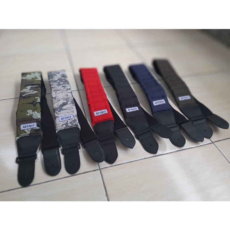 Strap Sabuk Gitar Bass Busa Tebal