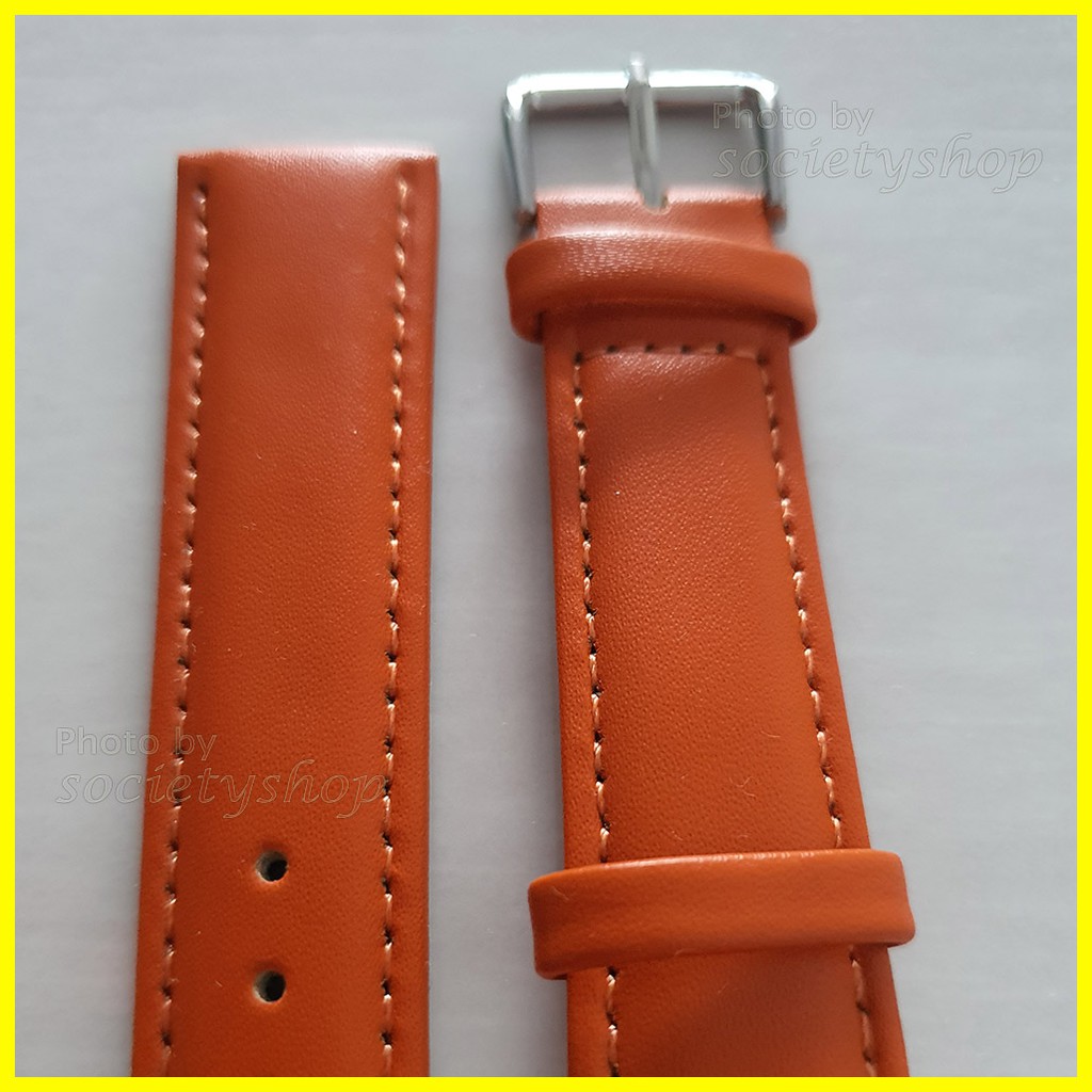 Leather Cokelat Light Brown Kulit Tali Jam Strap Watch 18 20mm 22mm DW