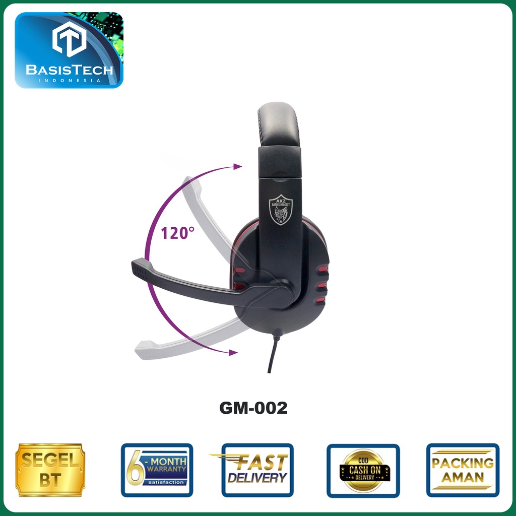 HEADSET GAMING HIGH DEFINITION GM-001 PGM-002 HEADPHONE GAMING SUPER QUALITY