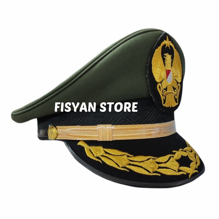 Topi Pet PDU Pamen TNI AD | Topi Pet TNI AD