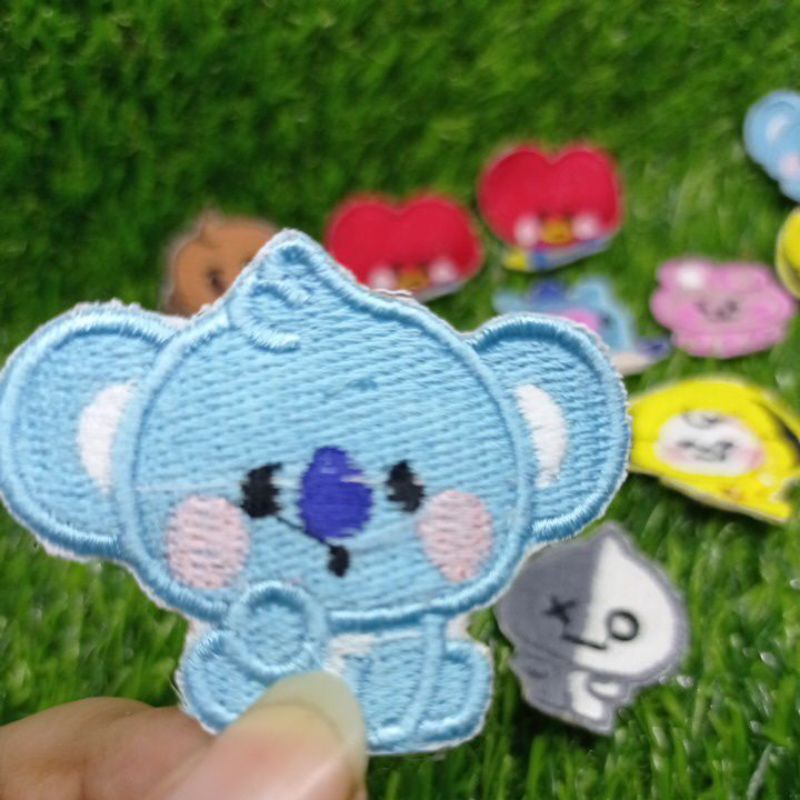 Patch Baby Bordir Kaos Tye Die Patch Bordir BTS Kpop