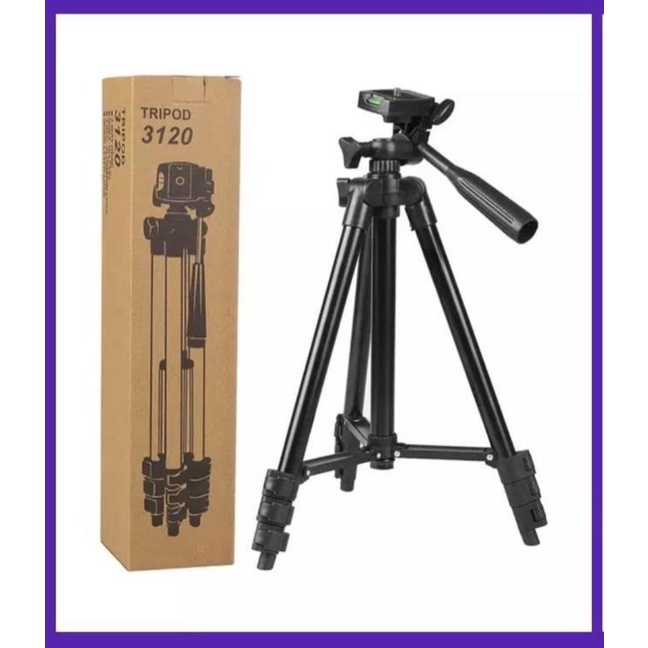 Tripod HP atau handphone camera 1 meter BLACK 3120 plus pack dus