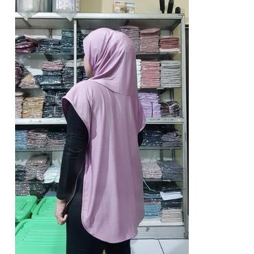 ➭ Hijab Rompi Sport Jilbab Kerudung Olahraga Joging Senam Bersepedah ●