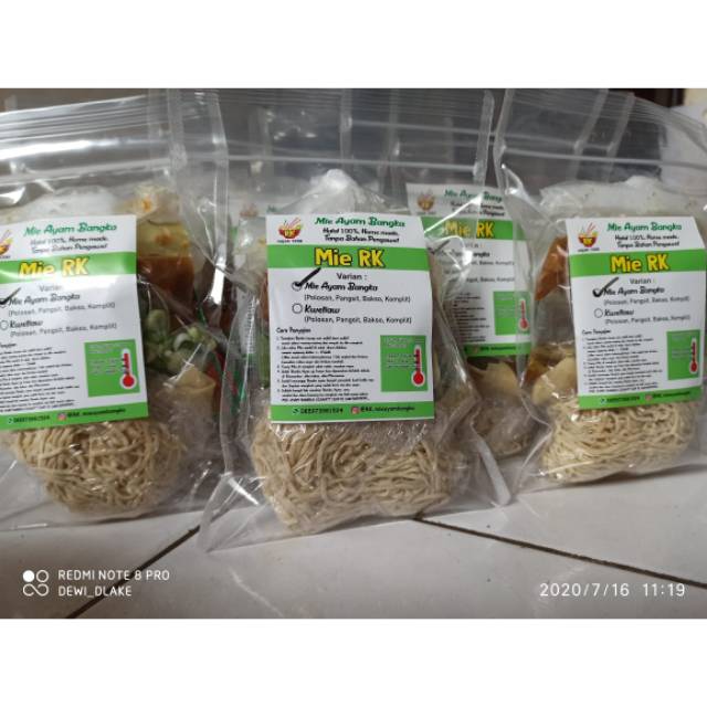 Mie Ayam Bangka RK / Frozen