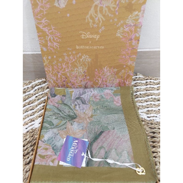 New Buttonscarves mermaid mustard