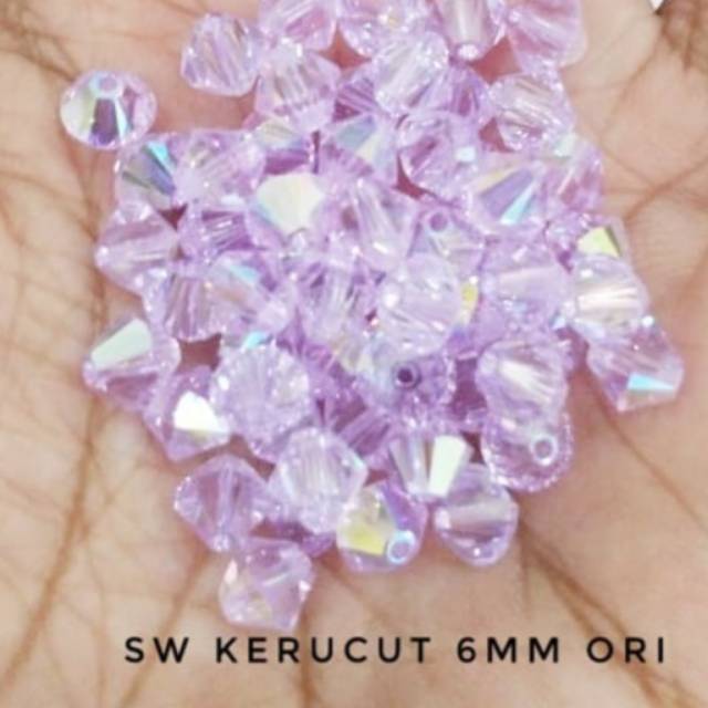 Swarovski Kerucut 6mm original lusinan