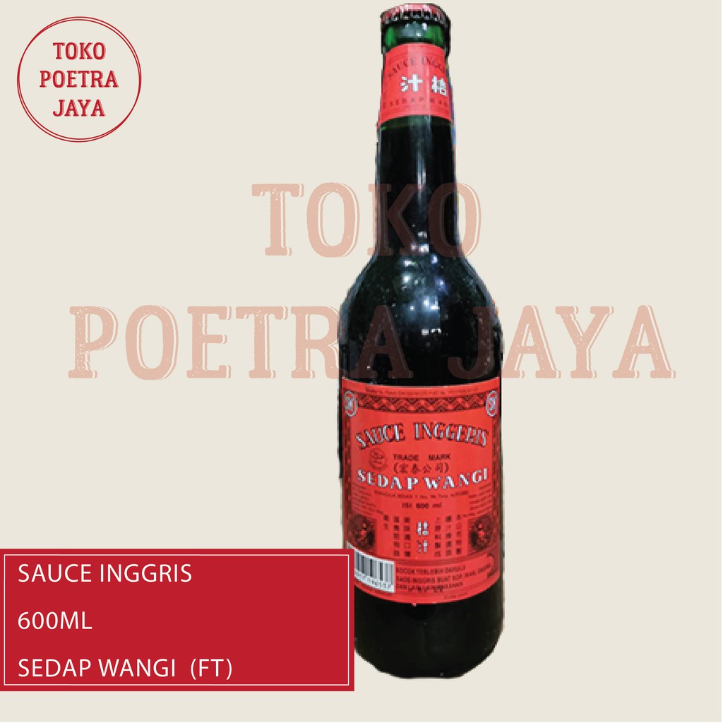 

SAUCE INGGRIS SEDAP WANGI 600ML (FT) SAOS INGGRIS SAUS