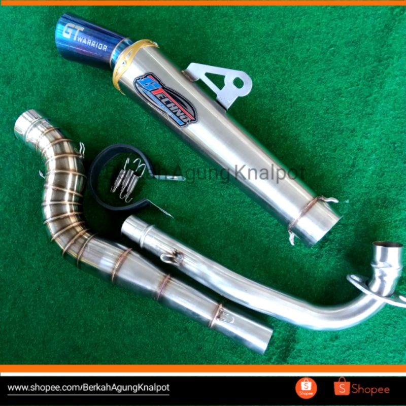 Exhaust GTechno Gp Warrior PNP Wave110/125 Xrm110/125 Rs125 Smash