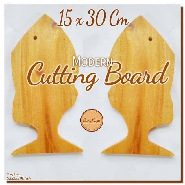 Modern Cutting Board 15x30Cm talenan kayu unik chopping board rustic