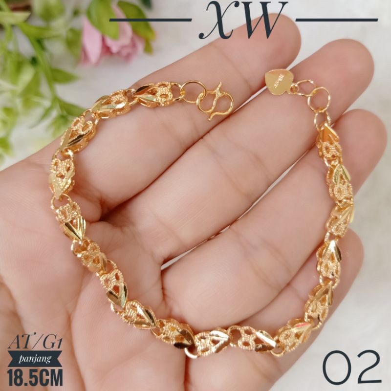 Gelang Tangan xuping Jurai  warna Emas G08064