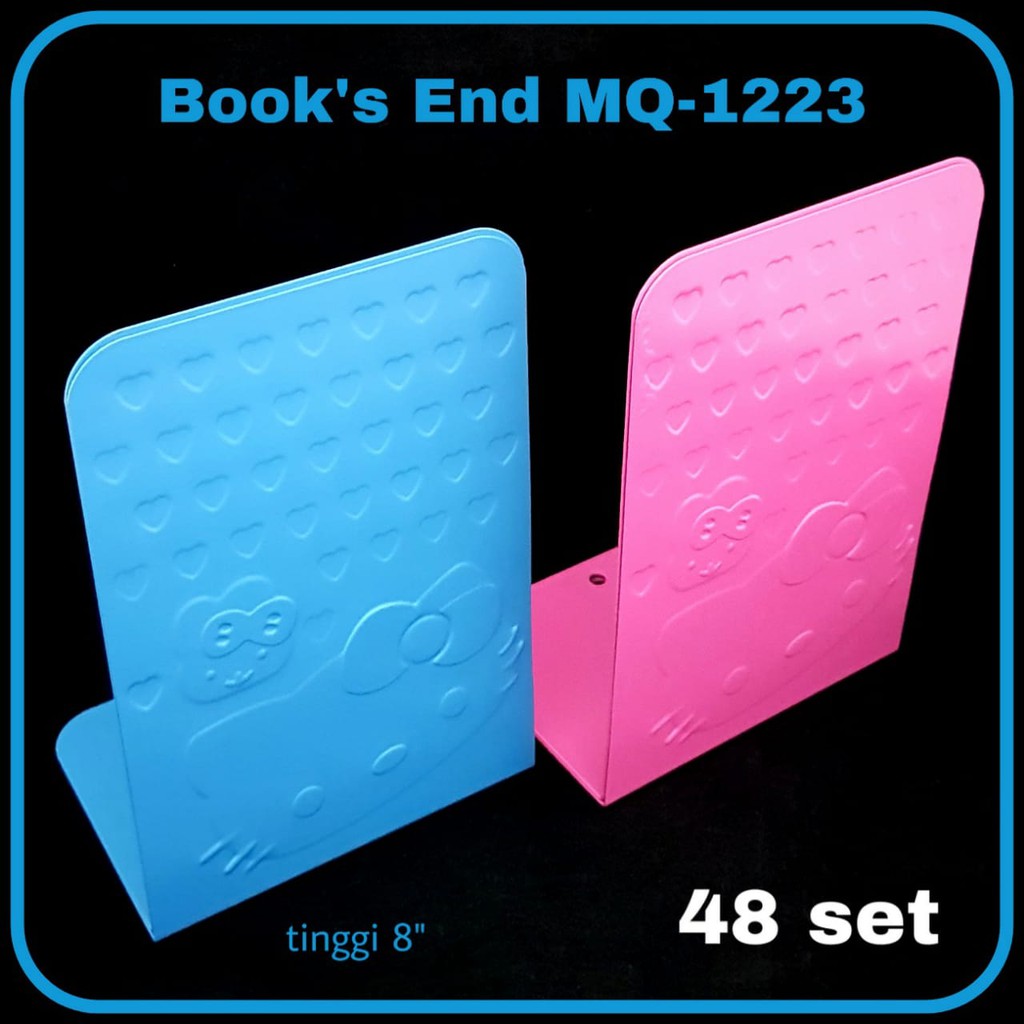 

FREE DUS 1 Set Isi 2 Pcs Book End Stand/ Sandaran Penyangga Buku Hello Kitty