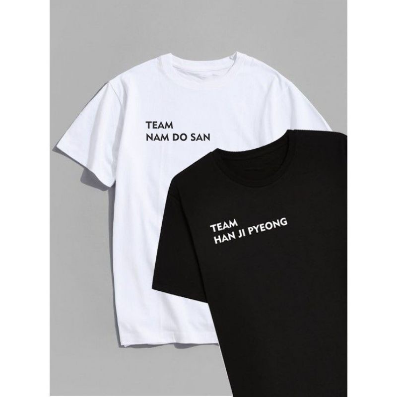 Kaos T-Shirt Drama Korea Start Up Team Nam do San X Team Han Ji Pyeong