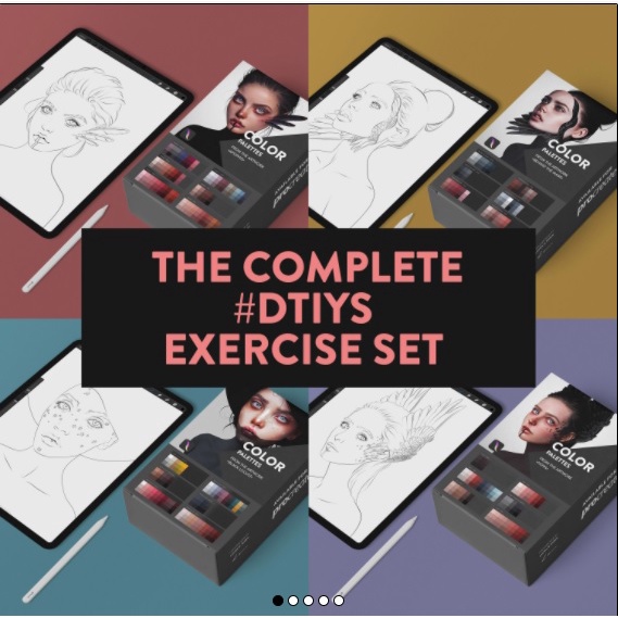 Procreate Canvas - The Complete #DTIYS Exercise Set for Procreate