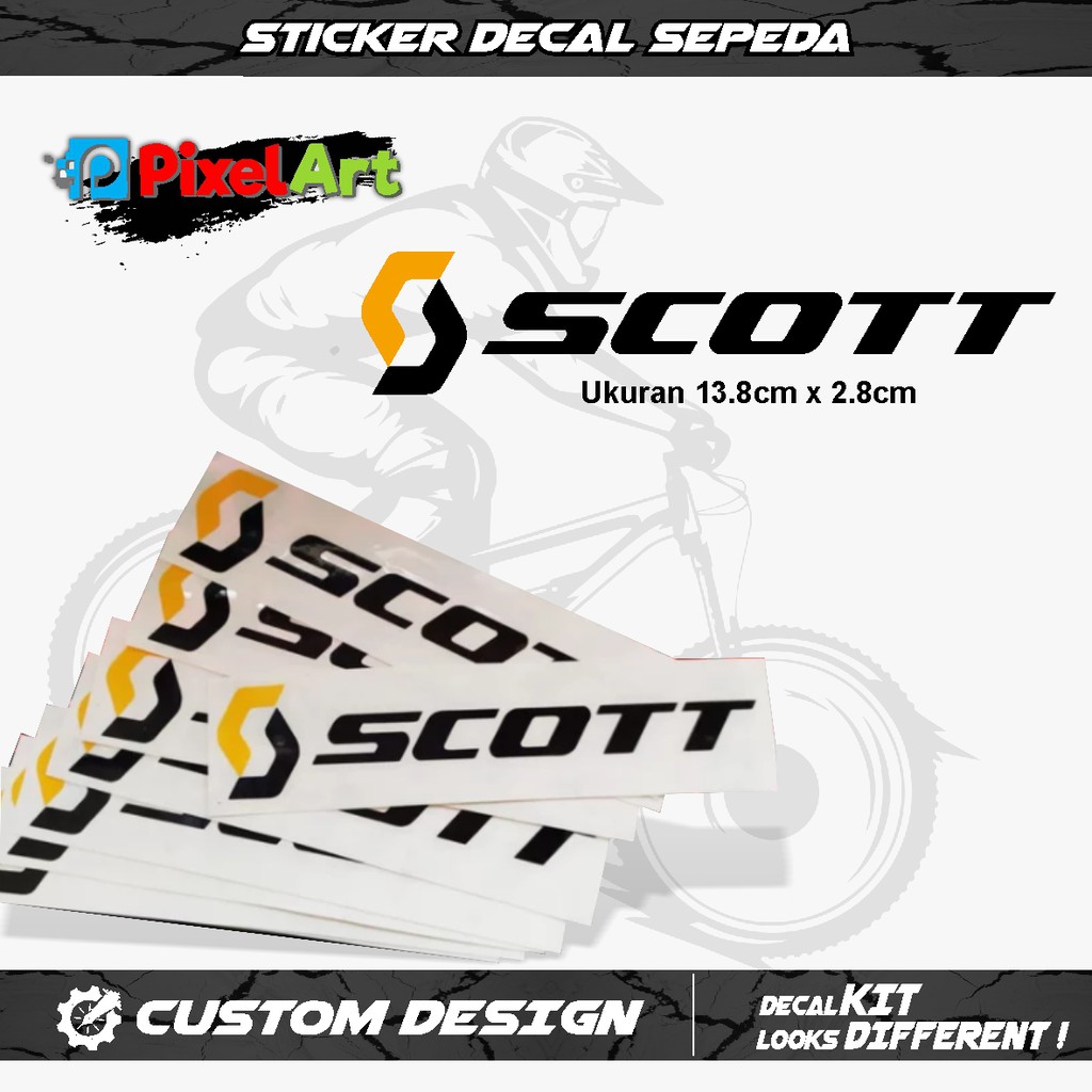 

STIKER SCOTT STICKER CUTTING IMPORT STIKER SEPEDA AKSESORIES FRAME ANTI AIR TAHAN PANAS LEM KUAT