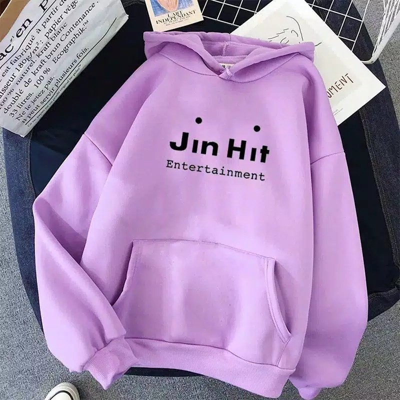 JIN HIT ENTERTAIMENT HOODIE UNISEX - ATASAN KEKINIAN PREMIUM