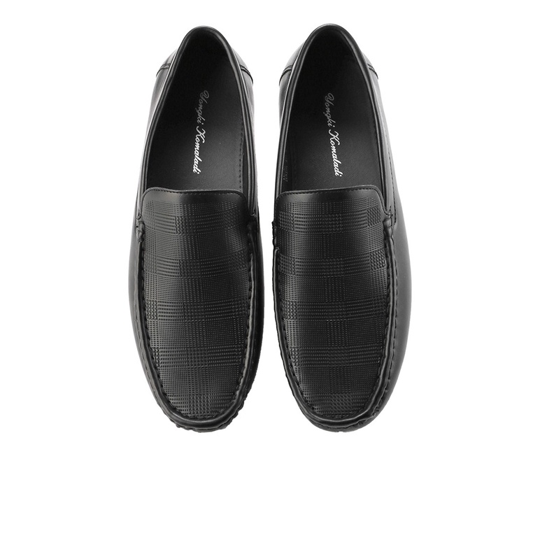 SEPATU PANSUS YONGKI KOMALADI PRIA ORIGINAL LOAFER CASUAL HITAM YK03