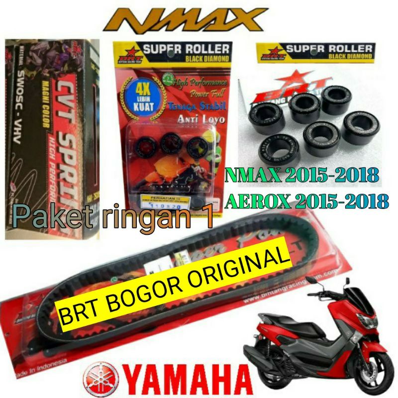 PAKET CVT NMAX ROLLER VANBEL PER CVT BRT PAKET AKSELERASI RINGAN UP GRADE CVT NMAX TARIKAN RINGAN GHIO MOTOR SHOP PAKET KIRIAN NMAX OLD 150 N MAX NEW 155 ROLLER VANBELT PER CVT BRT ORIGINAL NMAX BISA COD BAYAR DITEMPAT DISCON TERKURAH KWALITAS ORIGINAL