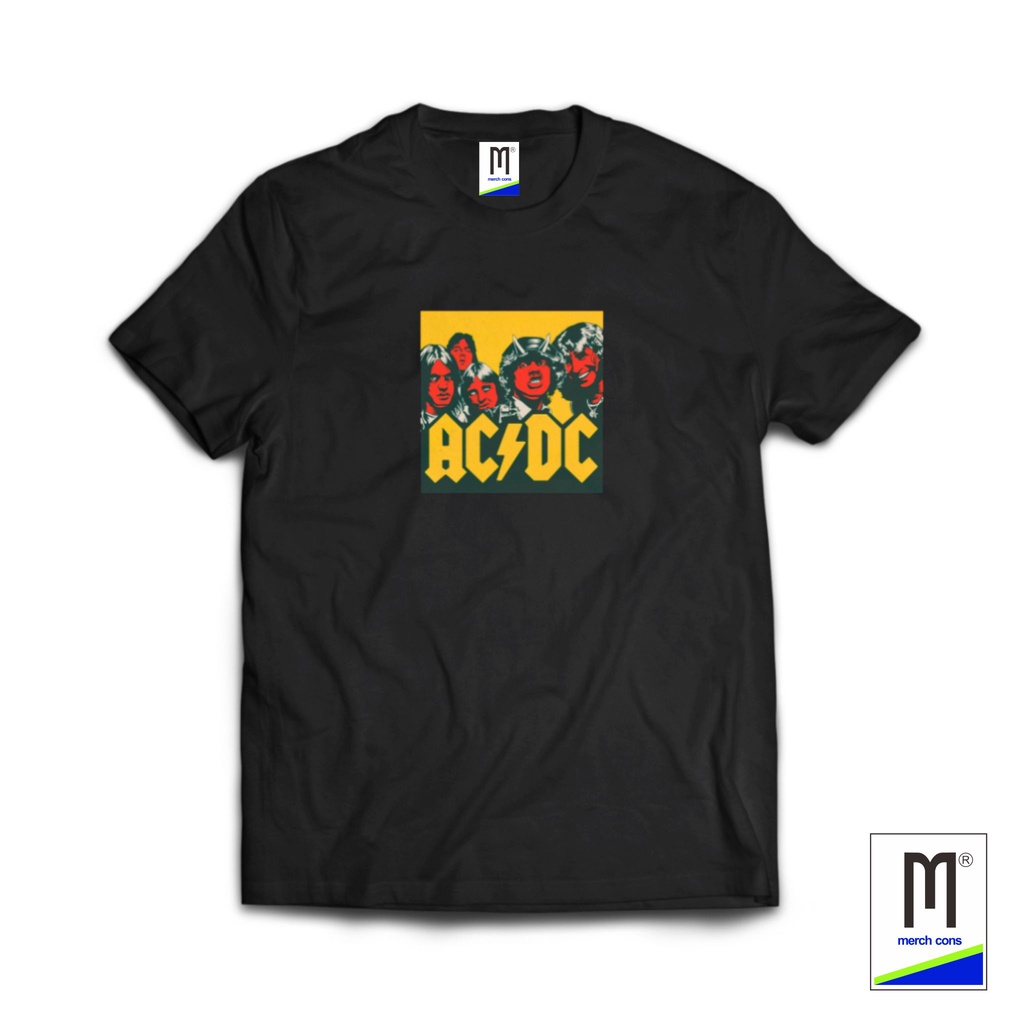 TSHIR MARCHANDISE BAND  ACDC HITAM 3