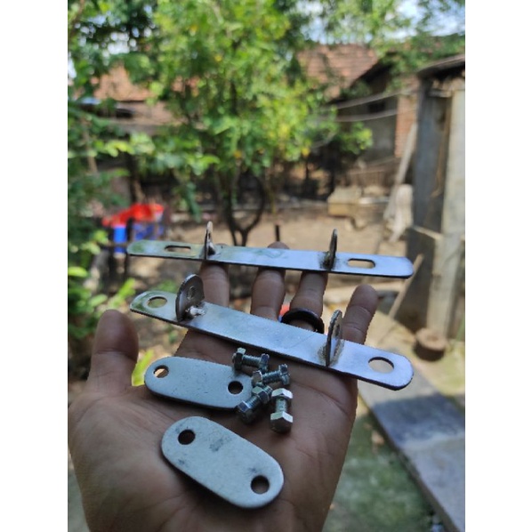 pangkon breket pankon dudukan plat NO nomor nomer pangkon plat nomer motor model flexible fleksibel 