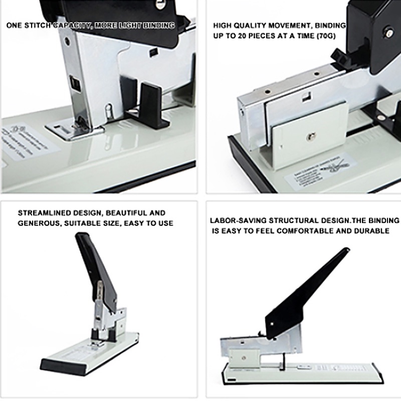 Penjilid Kertas Buku Stapler Kertas Tebal Office Heavy Duty Stapler Hekter untuk Hekter Serba Guna Heavy Duty Stapler