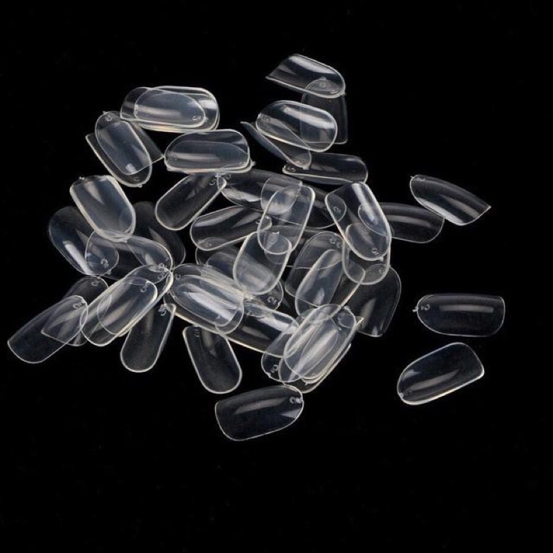 Fake nails / Kuku Palsu Bening 100pcs