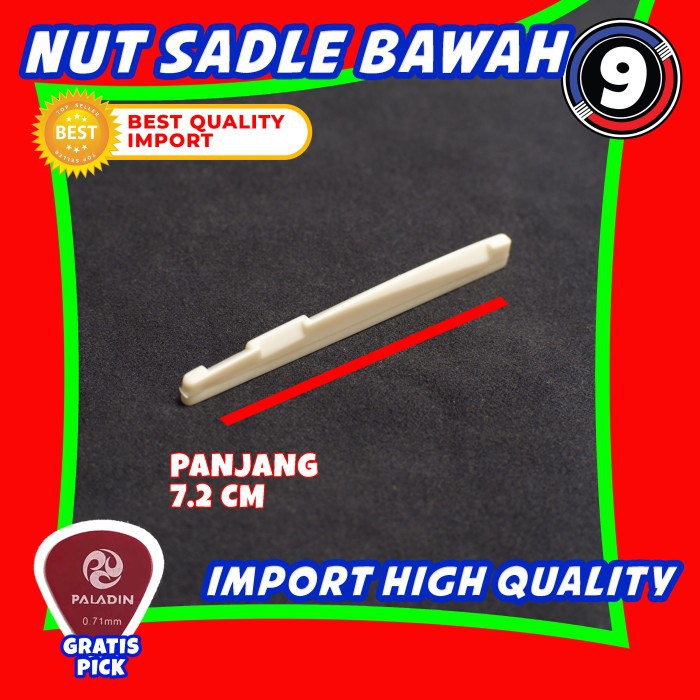 Nut Sadle Breh bawah gitar akustik string