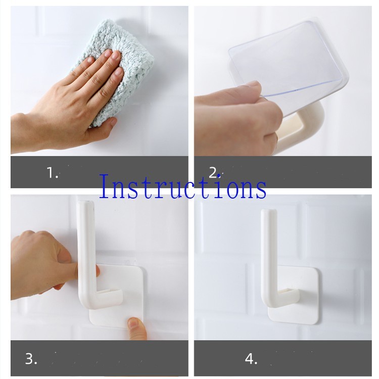 IKILOSHOP Hok10 Gantungan tisu Roll Dapur Tempel Dinding Holder Tissue Gulung Dapur Kuat Serbaguna