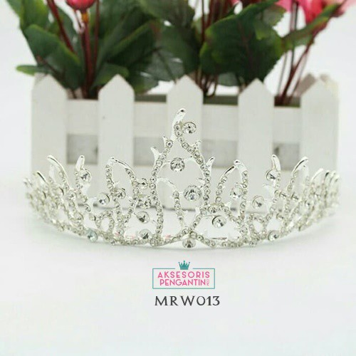 [READY STOCK] AKSESORIS RAMBUT WEDDING CROWN MAHKOTA PENGANTIN WANITA MRW013