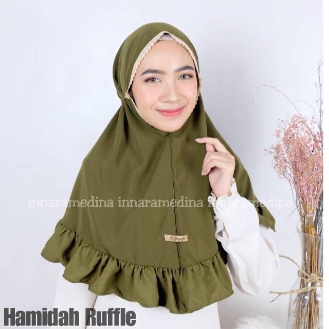 INNARA | Hijab HAMIDAH RUFFLE wolfis