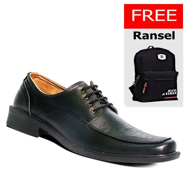 Sepatu Formal Pria SvD R-XMU036 + Gratis Ransel