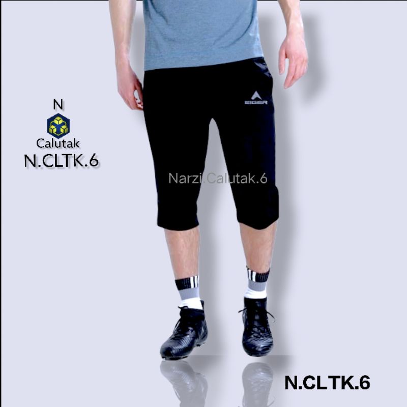 Narzi shop Celana Pendek 3/4 Pria Wanita Jogger Olahraga Jogging Lari Sepeda Pants Pria