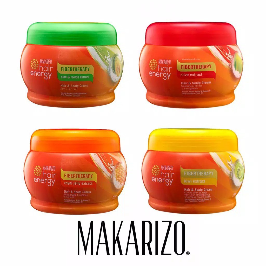 MAKARIZO Hair Energy Fibertherapy Hair &amp; Scalp Creambath 500gr